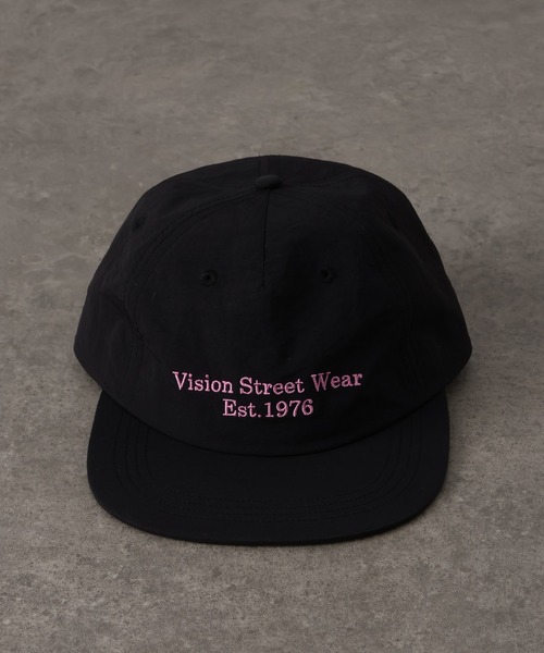 VISION STREET WEAR（ヴィジョンストリートウェア）の「【VISION STREET WEAR/ヴィジョンストリートウェア】Anniversary Graphic Nylon cap/グラフィック ナイロンキャップ（キャップ・メンズ・ブルー/ブラック/マスタード/ピンク・FREE）」の5枚目の写真