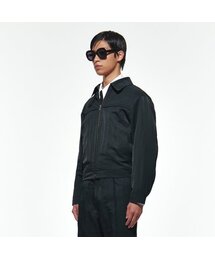 EERST（イアスト）の「Piping Zip-up Jacket [Moss Black]（ナイロンジャケット）」