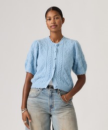 Levi's（リーバイス）の「Levi's/リーバイス PAULINE  ポインテールショートスリーブカーディガン（カーディガン/ボレロ）」