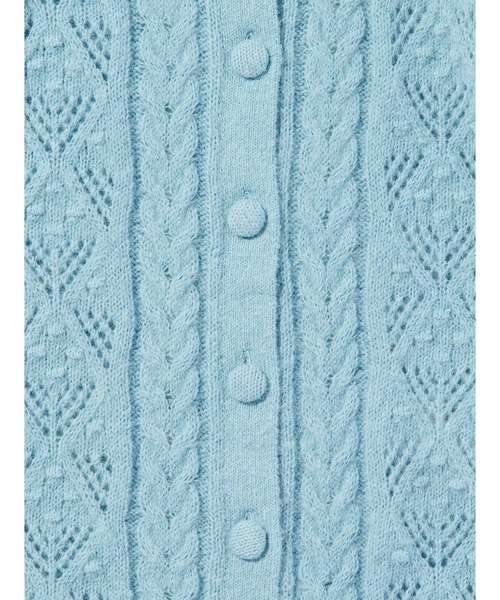 Levi's（リーバイス）の「Levi's/リーバイス PAULINE  ポインテールショートスリーブカーディガン（カーディガン/ボレロ・レディース・ブルー・M/S/XS）」の8枚目の写真