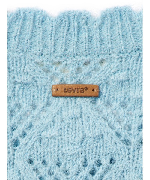 Levi's（リーバイス）の「Levi's/リーバイス PAULINE  ポインテールショートスリーブカーディガン（カーディガン/ボレロ・レディース・ブルー・M/S/XS）」の9枚目の写真