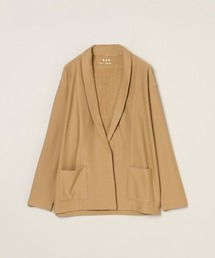three dots（スリードッツ）の「ヘリンボーン テリーカーディガン（カーディガン/ボレロ）」