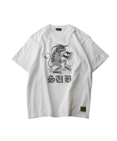 Subciety(サブサエティ)の「Devil tee(Tシャツ/カットソー・メンズ・ブラック/ホワイト/サンドベージュ・SMALL/MEDIUM/LARGE/X-LARGE/XX-LARGE)」の19枚目の写真