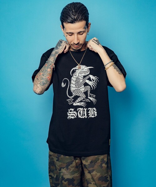 Subciety(サブサエティ)の「Devil tee(Tシャツ/カットソー・メンズ・ブラック/ホワイト/サンドベージュ・SMALL/MEDIUM/LARGE/X-LARGE/XX-LARGE)」の16枚目の写真