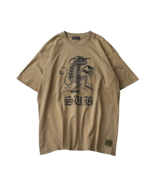 Subciety(サブサエティ)の「Devil tee(Tシャツ/カットソー・メンズ・ブラック/ホワイト/サンドベージュ・SMALL/MEDIUM/LARGE/X-LARGE/XX-LARGE)」の14枚目の写真