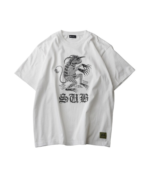 Subciety(サブサエティ)の「Devil tee(Tシャツ/カットソー・メンズ・ブラック/ホワイト/サンドベージュ・SMALL/MEDIUM/LARGE/X-LARGE/XX-LARGE)」の4枚目の写真