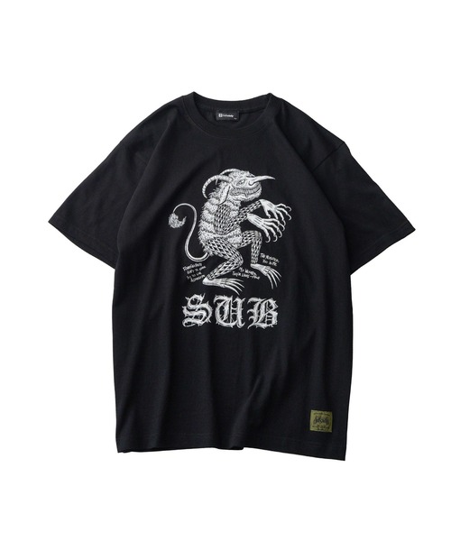 Subciety(サブサエティ)の「Devil tee(Tシャツ/カットソー・メンズ・ブラック/ホワイト/サンドベージュ・SMALL/MEDIUM/LARGE/X-LARGE/XX-LARGE)」の5枚目の写真
