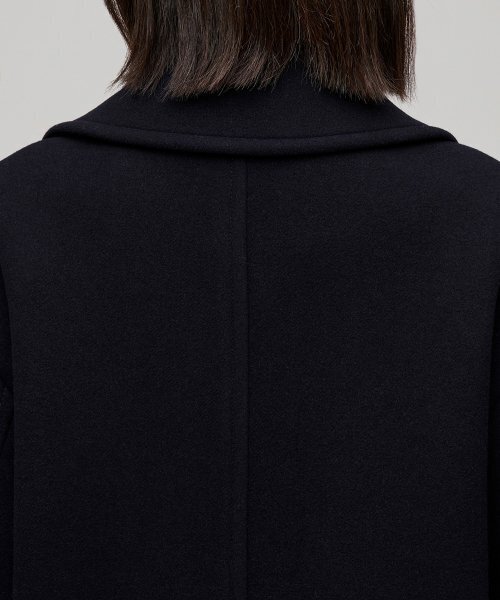 MUSINSA STANDARD WOMAN（ムシンサスタンダードウーマン）の「ウィメンズカシミヤブレンドショートピーコート[ネイビー]（チェスターコート・レディース・その他・M/L）」の5枚目の写真