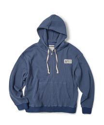 ETCE（イーティーシーイー）の「PROTOTYPE WAFFLE HOOD ZIP UP (BLUE)（パーカー）」