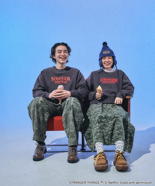 【STRANGER THINGS】コラボアソートスウェットプルオーバー　M stranger things コラボ アソートスウェットプルオーバー M STRANGER