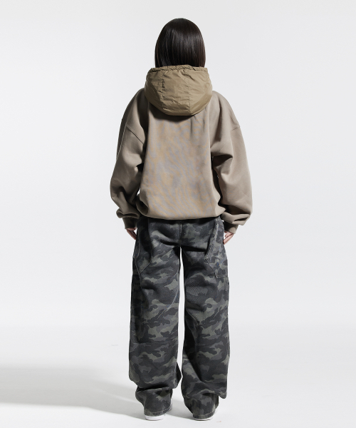 CREAM SODA LAB(クリームソーダラボ)の「フードパディングカモレタリングシャツモカ(パーカー・メンズ・その他・L/XL)」の7枚目の写真
