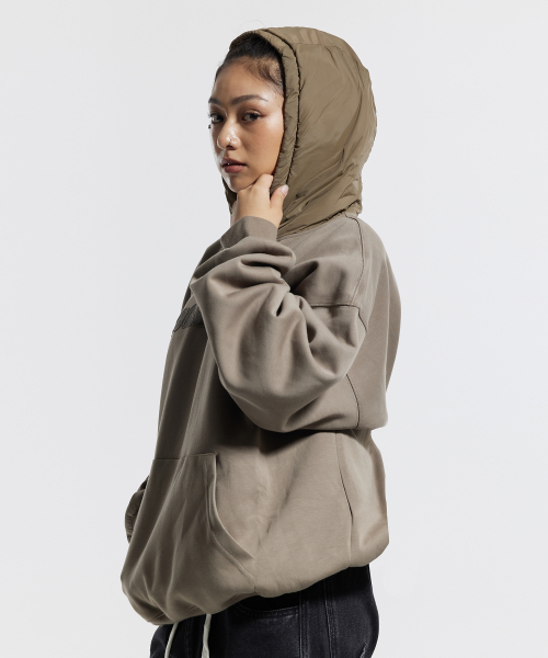 CREAM SODA LAB(クリームソーダラボ)の「フードパディングカモレタリングシャツモカ(パーカー・メンズ・その他・L/XL)」の12枚目の写真