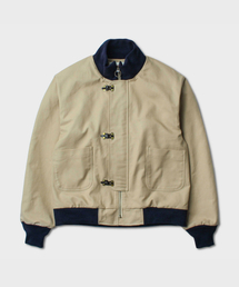 VDR（ブイディアール）の「NAVY DECK HOOK JACKET [Khaki]（MA-1）」
