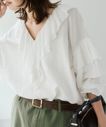 RIVE DROITE | 予約【着映え】フリルディテールブラウス(シャツ/ブラウス)