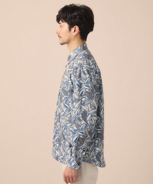 TAKEO KIKUCHI(タケオキクチ)の「カカオ柄プリントシャツ(シャツ/ブラウス・メンズ・ブルー系その他2/ベージュ系その他3・02/03/04)」の12枚目の写真