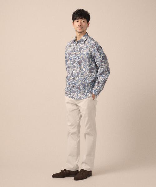 TAKEO KIKUCHI(タケオキクチ)の「カカオ柄プリントシャツ(シャツ/ブラウス・メンズ・ブルー系その他2/ベージュ系その他3・02/03/04)」の20枚目の写真