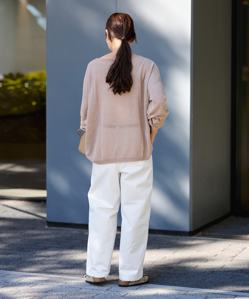 FRAMeWORK(フレームワーク)の「チノパンツ(チノパンツ・レディース・ホワイト/ベージュ・40/38/36)」の5枚目の写真