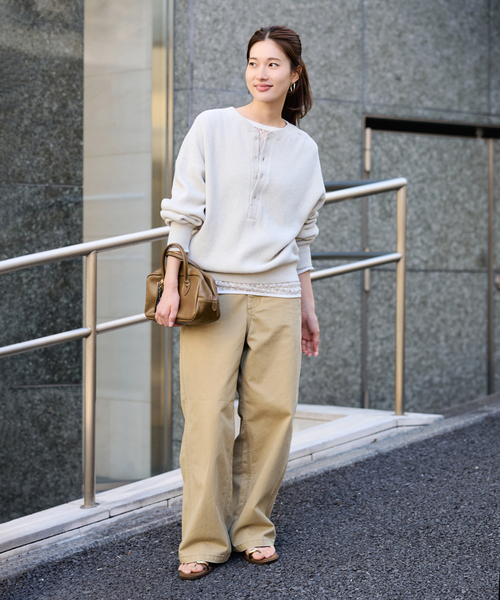 FRAMeWORK（フレームワーク）の「チノパンツ（チノパンツ・レディース・ホワイト/ベージュ・40/38/36）」の5枚目の写真