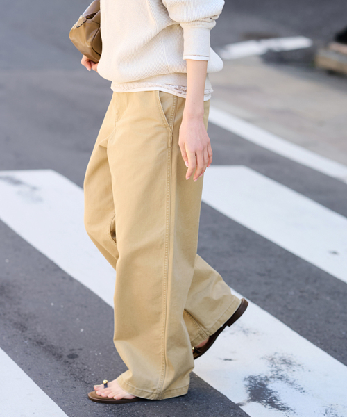 FRAMeWORK（フレームワーク）の「チノパンツ（チノパンツ・レディース・ホワイト/ベージュ・40/38/36）」の9枚目の写真