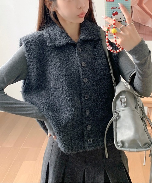 WAAC WOMENS ブークレニットベスト ブークレニット ベスト（ベスト）｜CHUL（チュル）のファッション通販