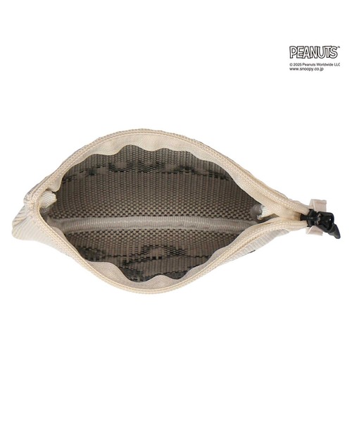 PEANUTS（ピーナッツ）の「ニットポーチ（ポーチ・レディース・ブラック/アイボリー/カーキ・FREE）」の4枚目の写真