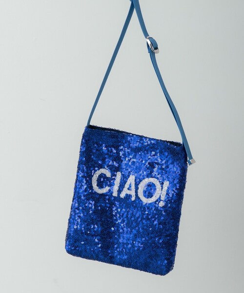 GALLEST（ギャレスト）の「スパングルロゴショルダー（ショルダーバッグ・レディース・ブルー系その他/シルバー・00）」の2枚目の写真