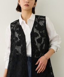 ROPE' | エンブロイダリーフラワーレースジレ(ベスト)