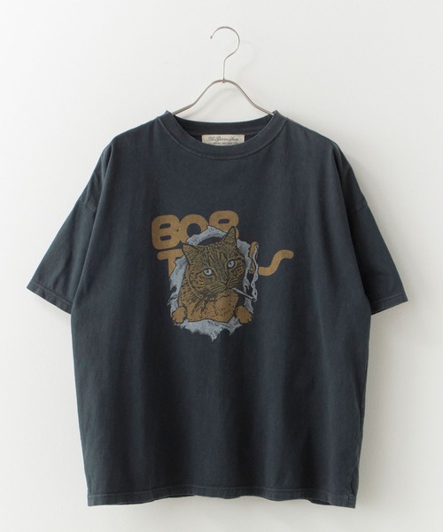 REMI RELIEF(レミレリーフ)の「REMI RELIEF/レミレリーフ HARD SP加工20/-天竺BIGサイズT(BOB) 肩落ちシルエット クルーネックTシャツ 2026年春夏(Tシャツ/カットソー・メンズ・ブラック/オフホワイト・M/L/XL)」の16枚目の写真