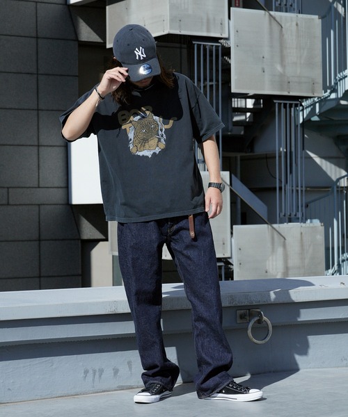 REMI RELIEF(レミレリーフ)の「REMI RELIEF/レミレリーフ HARD SP加工20/-天竺BIGサイズT(BOB) 肩落ちシルエット クルーネックTシャツ 2026年春夏(Tシャツ/カットソー・メンズ・ブラック/オフホワイト・M/L/XL)」の22枚目の写真