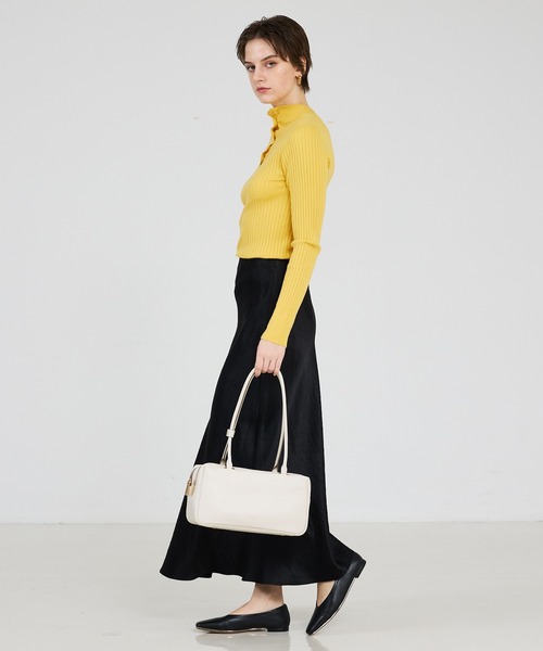 LOWELL things（ロウェル　シングス）の「Raffy/レザーボストン（ボストンバッグ・レディース・アイボリー/グレイッシュベージュ/ブラック・フリー）」の20枚目の写真