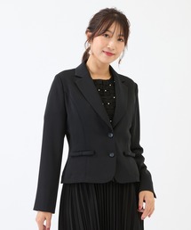 Rose Tiara | 【接触冷感/シワになりにくい】リボンポケットテーラードジャケット(テーラードジャケット)
