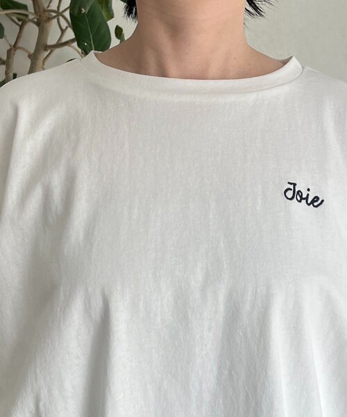 un dix cors(アンディコール)の「タックバルーンワンポイント刺繍T(Tシャツ/カットソー・レディース・ブラック/オフホワイト・FREE)」の18枚目の写真
