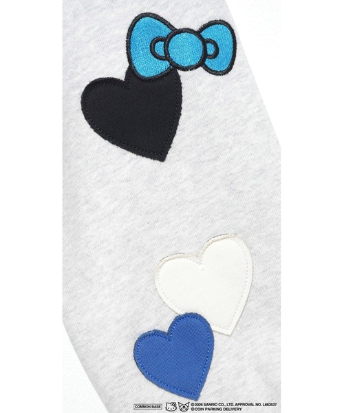 sanrio(サンリオ)の「COIN PARKING DELIVERY × SANRIO CHARACTERS PATCHWORK ZIP SWEAT HOODIE(パーカー・メンズ・ライトブルー/ブラック/ヘザーグレー・S-M/L-XL)」の16枚目の写真