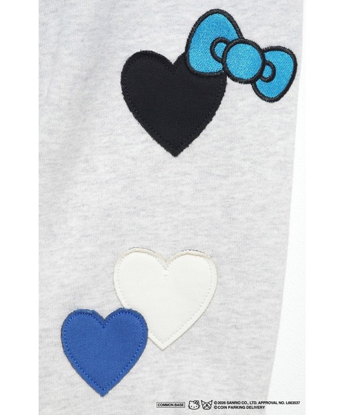 sanrio(サンリオ)の「COIN PARKING DELIVERY × SANRIO CHARACTERS PATCHWORK ZIP SWEAT HOODIE(パーカー・メンズ・ライトブルー/ブラック/ヘザーグレー・S-M/L-XL)」の17枚目の写真