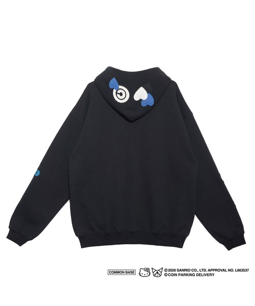 COIN PARKING DELIVERY × SANRIO CHARACTERS PATCHWORK ZIP SWEAT