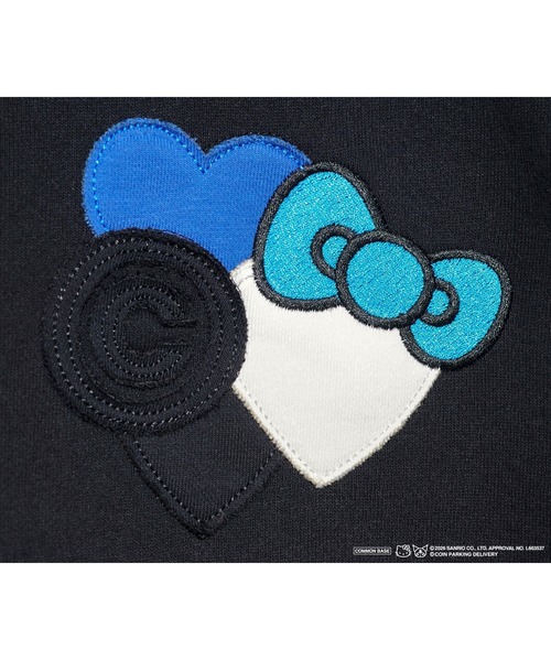 COIN PARKING DELIVERY × SANRIO CHARACTERS PATCHWORK ZIP SWEAT