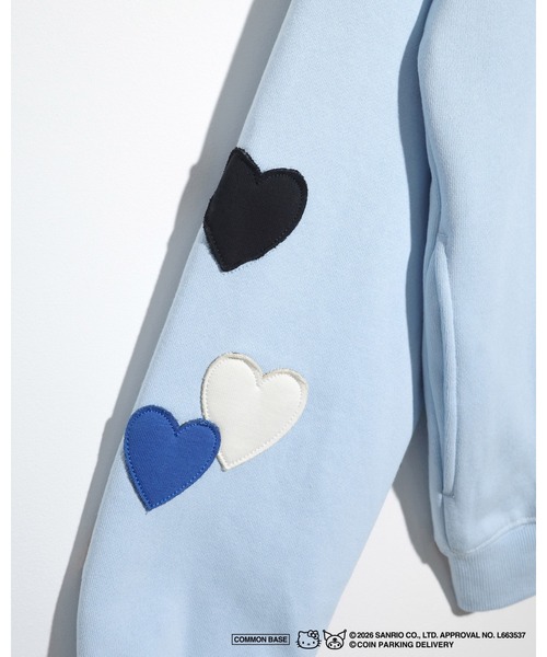 COIN PARKING DELIVERY × SANRIO HOODIE COIN PARKING DELIVERY × SANRIO CHARACTERS PATCHWORK ZIP SWEAT