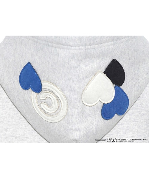 COIN PARKING DELIVERY × SANRIO CHARACTERS PATCHWORK ZIP SWEAT