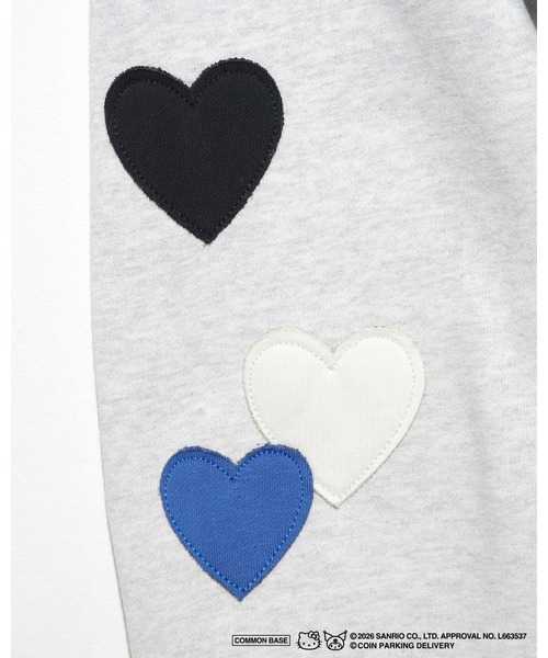 sanrio(サンリオ)の「COIN PARKING DELIVERY × SANRIO CHARACTERS PATCHWORK ZIP SWEAT HOODIE(パーカー・メンズ・ライトブルー/ブラック/ヘザーグレー・S-M/L-XL)」の18枚目の写真