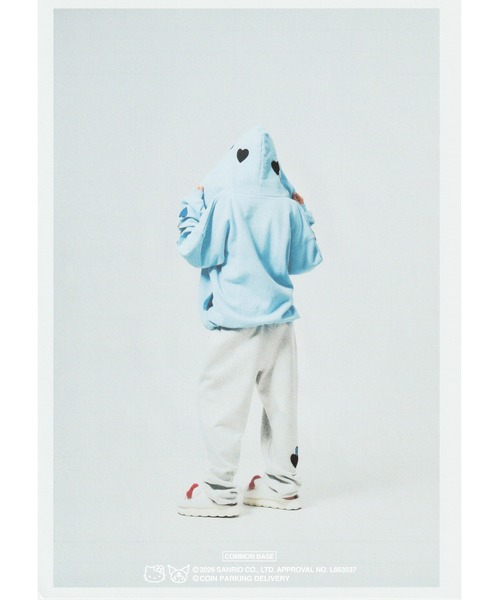 COIN PARKING DELIVERY × SANRIO SWEAT COIN PARKING DELIVERY × SANRIO CHARACTERS PATCHWORK ZIP SWEAT