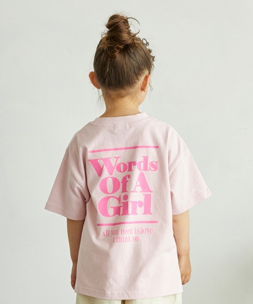 undeny.(アンディニ-)の「undeny/アンディニー Words of Tシャツ(Tシャツ/カットソー・キッズ・チャコールグレー/ピンク/ホワイト・XL/L/M)」の3枚目の写真