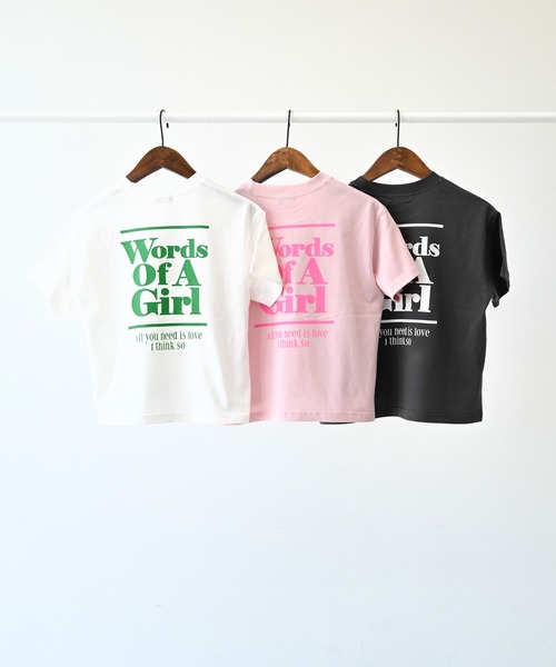 undeny.(アンディニ-)の「undeny/アンディニー Words of Tシャツ(Tシャツ/カットソー・キッズ・チャコールグレー/ピンク/ホワイト・XL/L/M)」の22枚目の写真
