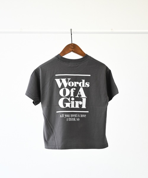 undeny.(アンディニ-)の「undeny/アンディニー Words of Tシャツ(Tシャツ/カットソー・キッズ・チャコールグレー/ピンク/ホワイト・XL/L/M)」の18枚目の写真