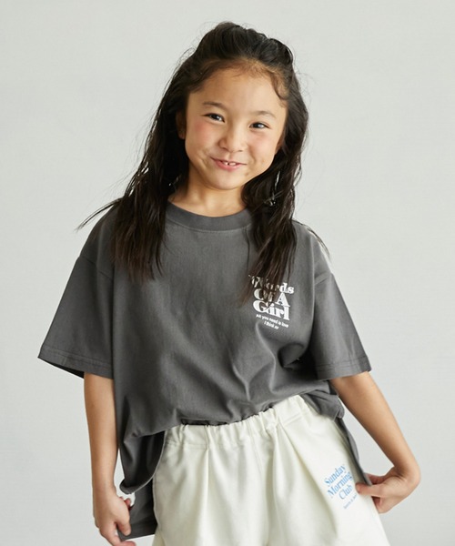 undeny.(アンディニ-)の「undeny/アンディニー Words of Tシャツ(Tシャツ/カットソー・キッズ・チャコールグレー/ピンク/ホワイト・XL/L/M)」の8枚目の写真