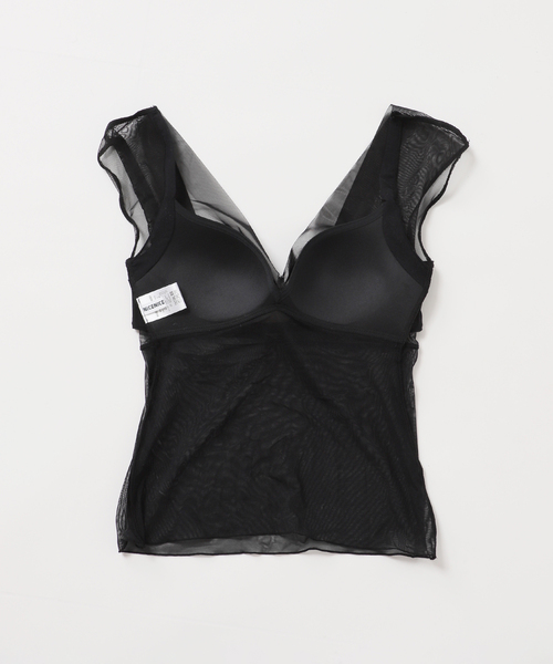 plage（プラージュ）の「NICENICE MOMENT / ナイスナイスモーメント MESH FRENCH SL TOP（その他アンダーウェア/インナー・レディース・ベージュ/ブラック・36/38）」の12枚目の写真