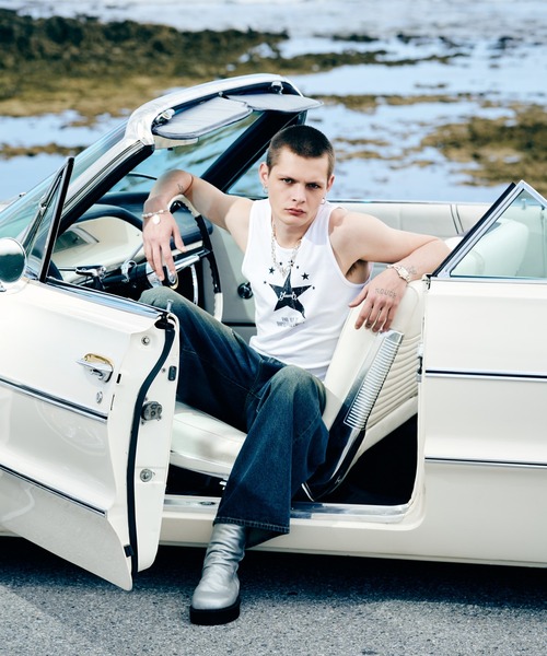 glamb(グラム)の「Drape Leather Boots / ドレープレザーブーツ(ブーツ・メンズ・ブラック/ブラウン/シルバー・25/26/27/28)」の17枚目の写真