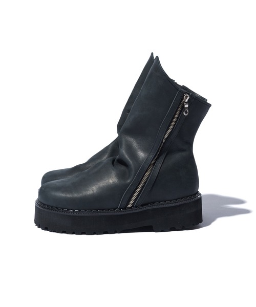 glamb(グラム)の「Drape Leather Boots / ドレープレザーブーツ(ブーツ・メンズ・ブラック/ブラウン/シルバー・25/26/27/28)」の7枚目の写真