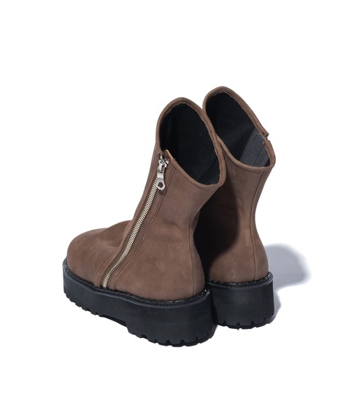 glamb(グラム)の「Drape Leather Boots / ドレープレザーブーツ(ブーツ・メンズ・ブラック/ブラウン/シルバー・25/26/27/28)」の11枚目の写真