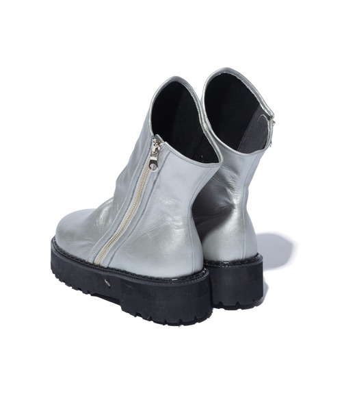 glamb(グラム)の「Drape Leather Boots / ドレープレザーブーツ(ブーツ・メンズ・ブラック/ブラウン/シルバー・25/26/27/28)」の12枚目の写真