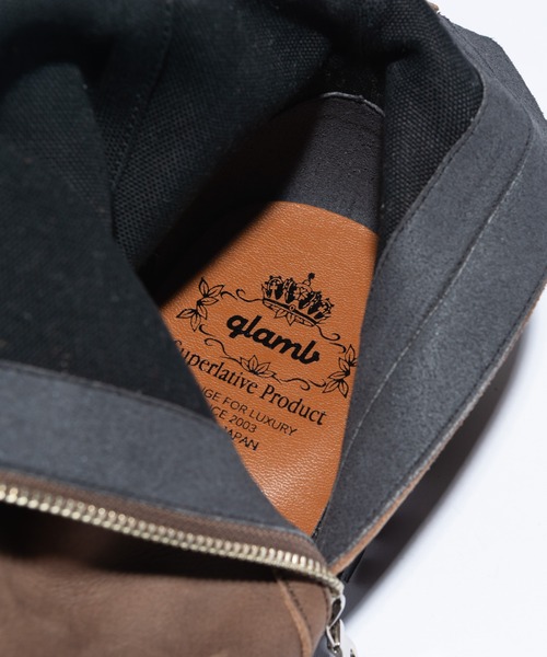 glamb(グラム)の「Drape Leather Boots / ドレープレザーブーツ(ブーツ・メンズ・ブラック/ブラウン/シルバー・25/26/27/28)」の20枚目の写真